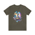The Wizard's Floating Tower - Short Sleeve Tee Army
